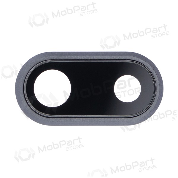 Apple iPhone 8 Plus camera glas (zwart) (met een frame)