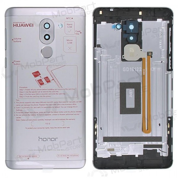 Huawei Honor 6X accuklep (grijs) (gebruikt grade C, origineel)
