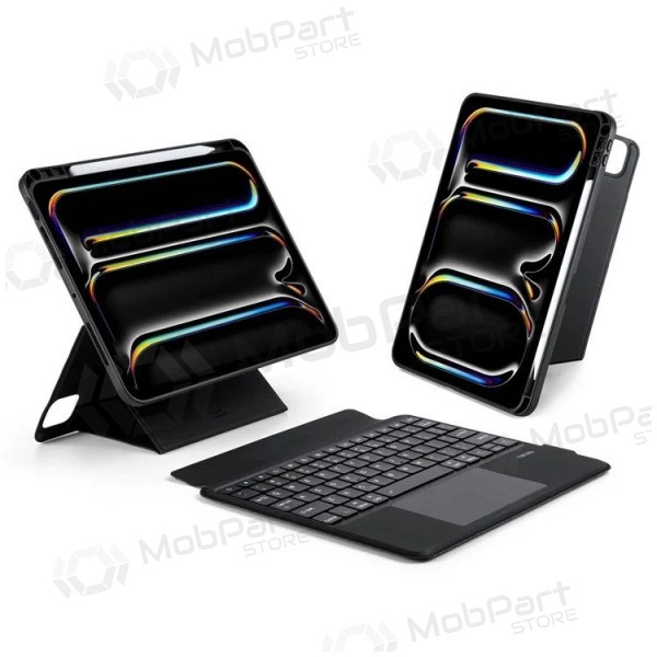 Apple iPad Pro 11 2024, 2025 hoesje met toetsenbord - Dux Ducis DK (zwart)