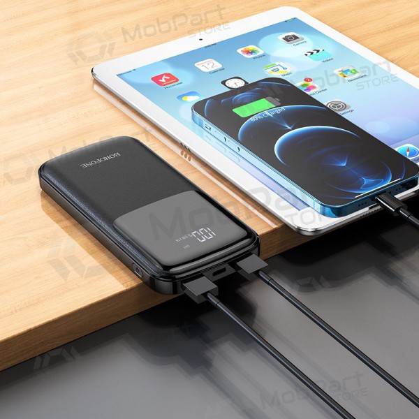 Externe batterij Power Bank Borofone BJ17 2xUSB 10000mAh zwart
