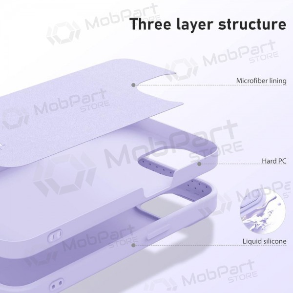 Apple iPhone 14 hoesje - Nillkin Silicone (lichtpaars)