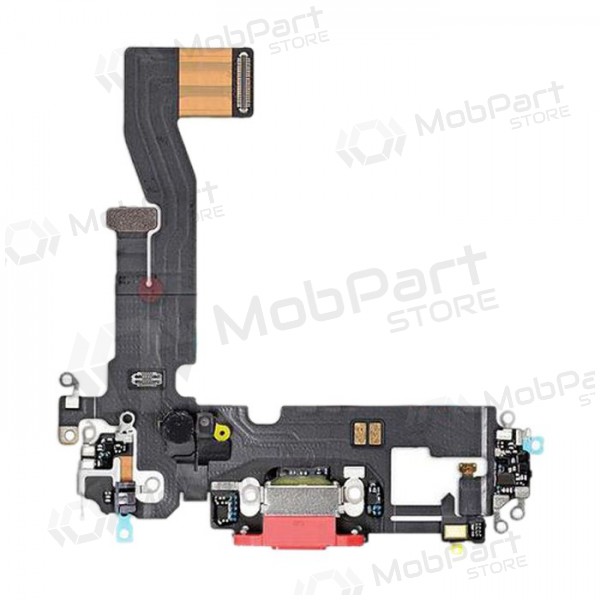 Apple iPhone 12 oplaadpoort en microfoonconnector (rood)