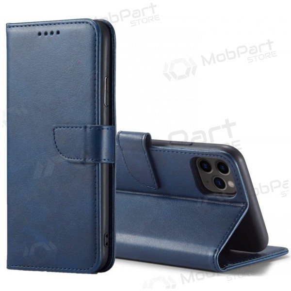 Apple iPhone 16e hoesje -Wallet Case- (blauw)