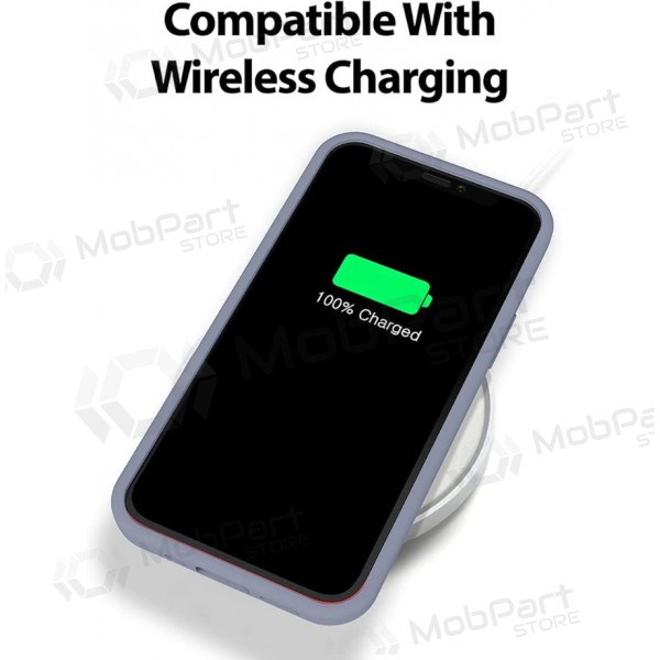 Apple iPhone 14 Plus hoesje Mercury - Silicone Case (lavendelgrijs)