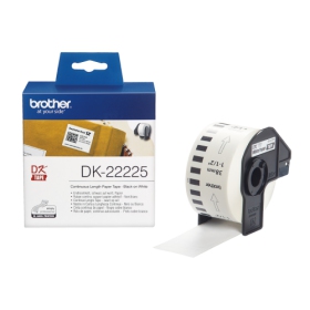 Brother Continuous DK-22225 (DK22225), zwarte tape