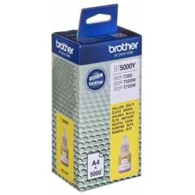 Brother DCP-T300/ T500W/ T700W (BT5000Y), geel patroon voor inkjetprinters, 5000 pagina's.