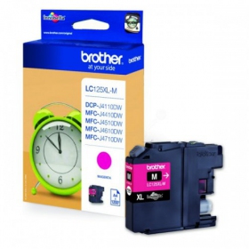 Brother LC 125XL (LC125XLM), magenta cartridge voor inkjetprinters
