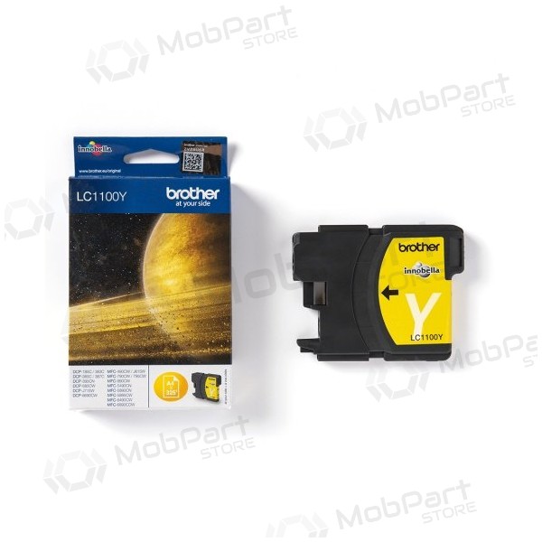 Brother LC-1100Y (LC1100Y) Inktcartridge, Geel