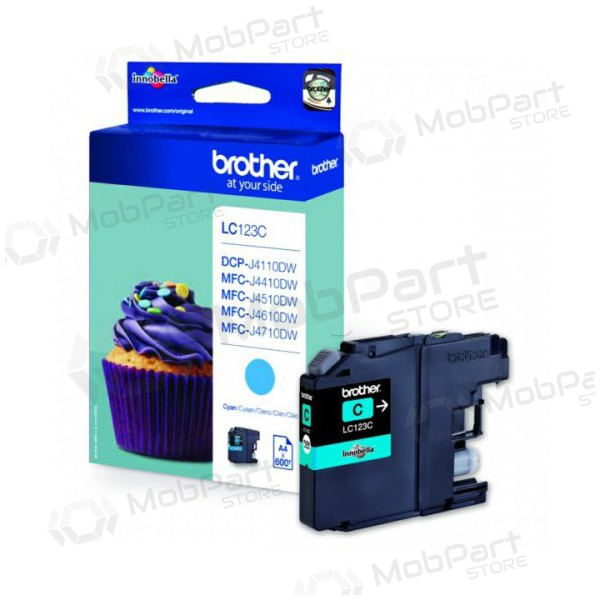Brother LC 123 (LC123C),  patroon voor inkjetprinters