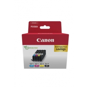 Canon CLI-551 (6509B016) Inktcartridgeset, C/M/Y/BK
