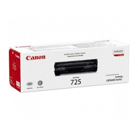 Canon CRG 725 (3484B002) zwarte cartridge voor laserprinters, 1600 pagina's.