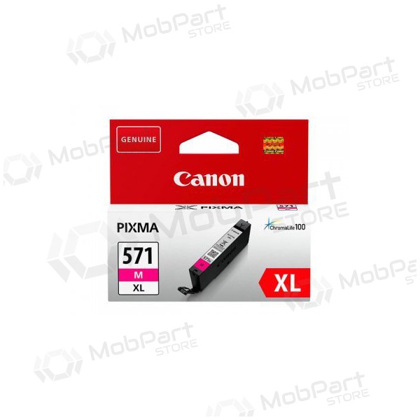 Canon CLI-571XLM (0333C001), paarse cartridge voor inkjetprinters, 645 pagina's