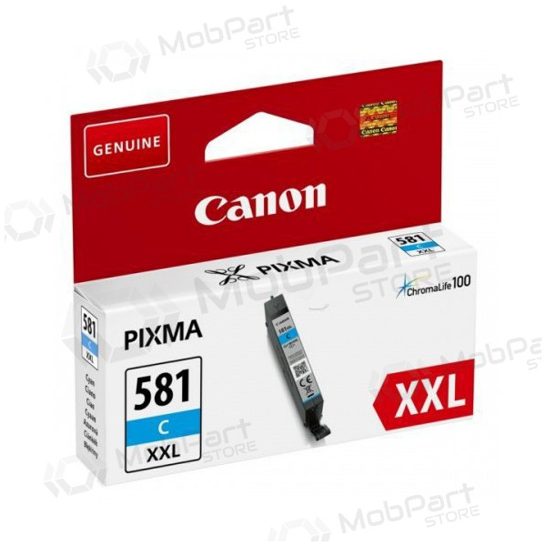 Canon CLI-581 XXL (1995C001), cyaan inktpatroon voor inkjetprinters