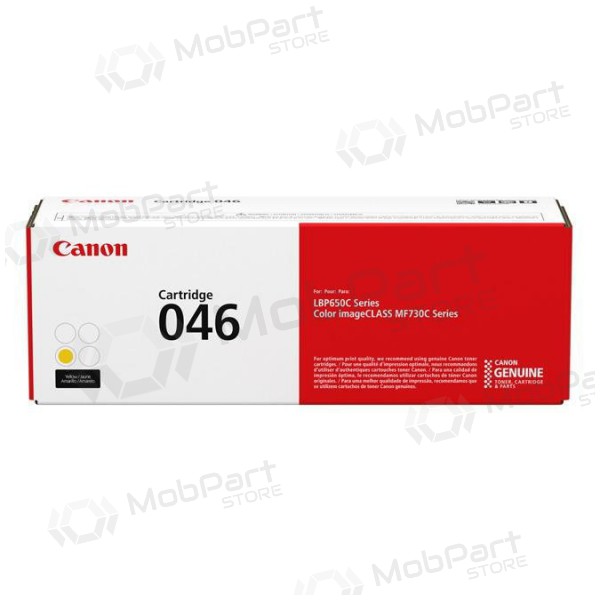 Canon CRG 046 (1247C002), gele tonercartridge voor laserprinters, 2300 pagina's.