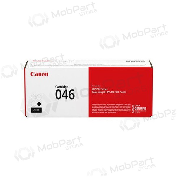Canon CRG 046 (1250C002), zwarte tonercartridge voor laserprinters, 2200 pagina's.