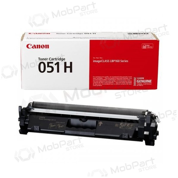 Canon CRG 051H (2169C002) zwarte cartridge voor laserprinters, 4100 pagina's.