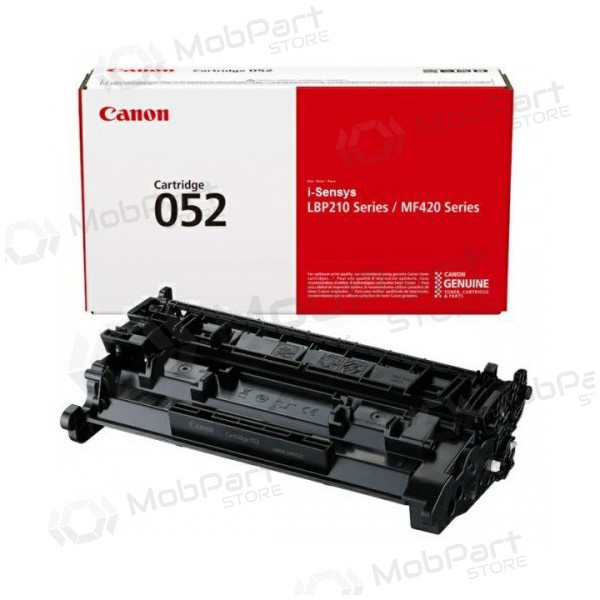 Canon CRG 052 (2199C002), zwarte toner voor laserprinters, 3100 pagina's.