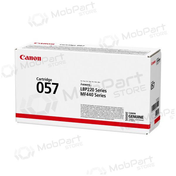 Canon CRG 057 (3009C002) zwart patroon voor laserprinters, 3100 pagina's.