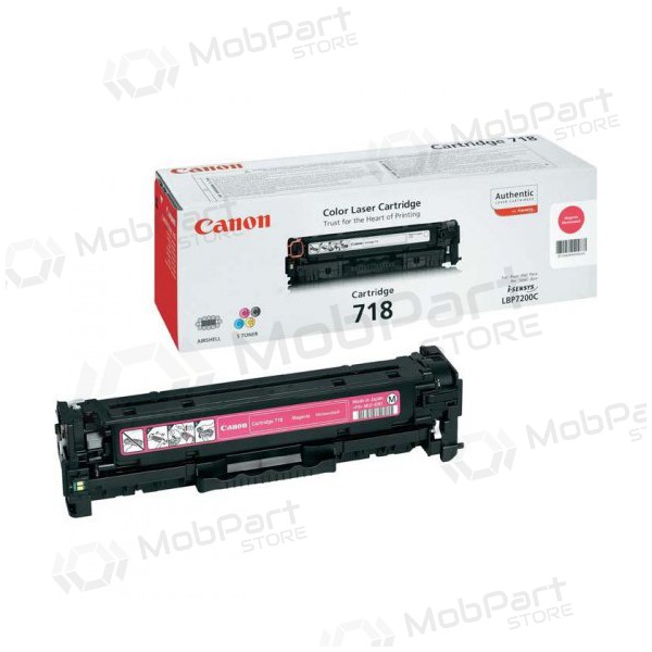 Canon CRG 718 (2660B002) magenta cartridge voor laserprinters, 2900 pagina's