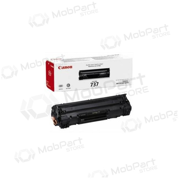 Canon CRG 737 (9435B002) zwarte cartridge voor laserprinters, 2100 pagina's.