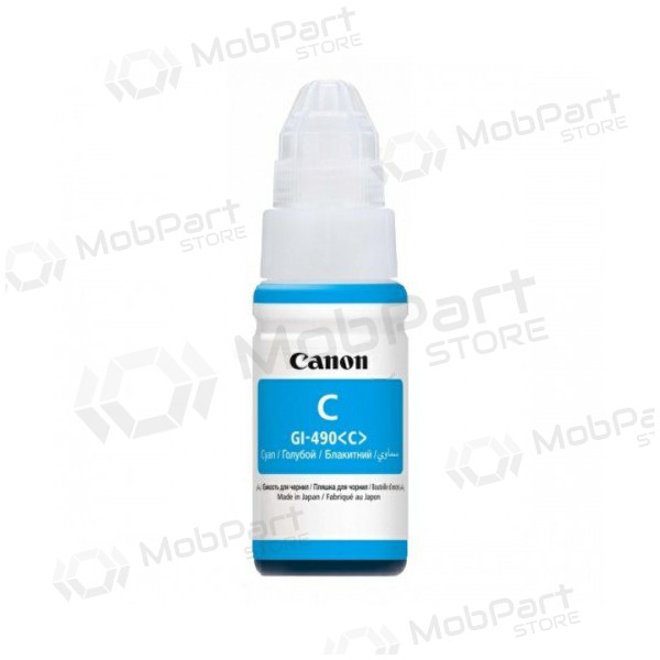 - Canon GI-490 Nachfulltinte (0664C001), cyaan inktcartridge voor inkjetprinters