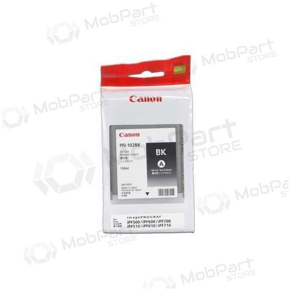 Canon PFI-102 (0895B001), zwart patroon voor inkjetprinters