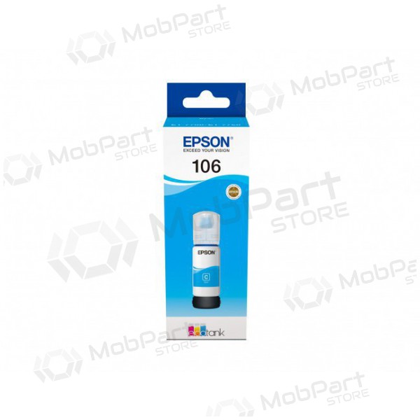Epson 106 (C13T00R240), cyaan cartridge voor inkjetprinters, 70 ml