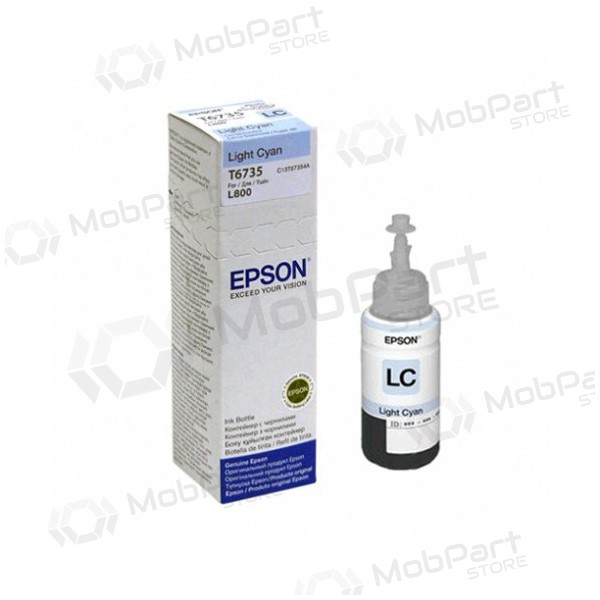 Epson (C13T67354A), lichtcyaan inktcartridge voor inkjetprinters