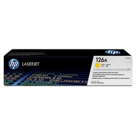 HP 126A (CE312A), geel patroon voor laserprinters, 1000 pagina's.