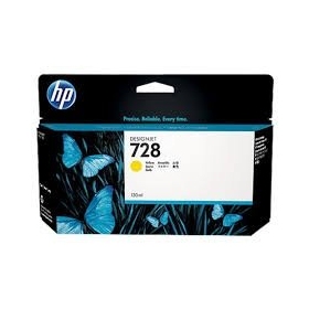 HP 728 (F9J65A) Inktcartridge, Geel