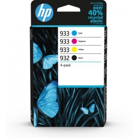 HP 932/933 4-pack (6ZC71AE) Inktcartridgeset, ZW/C/M/G