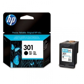 HP No.301 (CH561EE), zwarte cartridge voor inkjetprinters, 190 pagina's.