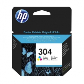 HP nr. 304 (N9K05AE), driekleuren cartridge voor inkjetprinters, 100 pagina's
