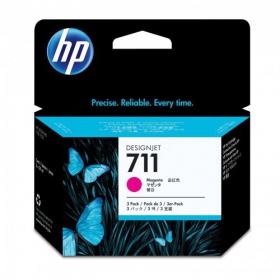HP nr. 711 (CZ131A), magenta cartridge voor inkjetprinters