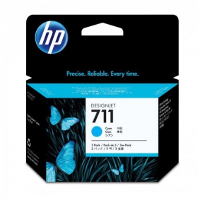 HP No.711 (CZ134A), cyaan cartridge voor inkjetprinters