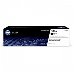 HP (W1106A, 106A), zwarte cartridge voor laserprinters, 1000 pagina's
