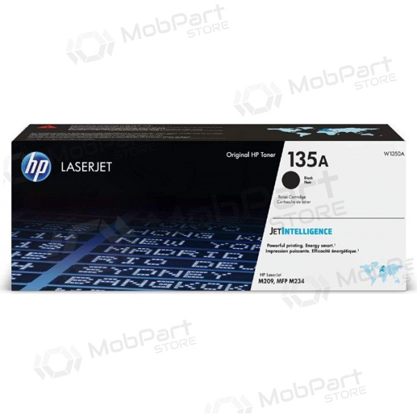 HP 135A (W1350A), zwarte cartridge voor laserprinters, 1100 pagina's