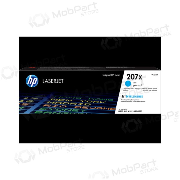 HP 207X W2211X, cyaan cartridge voor laserprinters