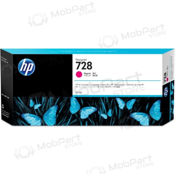 HP 728 (F9K16A) Inktcartridge, Magenta (SPEC)