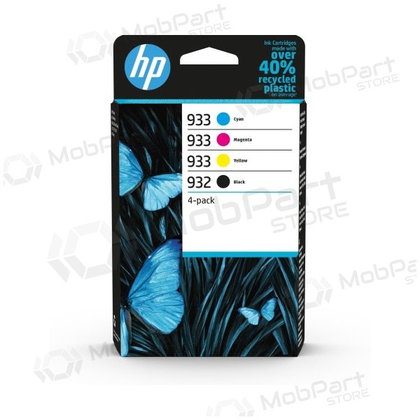 HP 932/933 4-pack (6ZC71AE) Inktcartridgeset, ZW/C/M/G