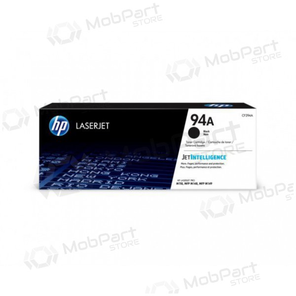 HP 94A (CF294A), zwarte tonercartridge voor laserprinters, 1200 pagina's.