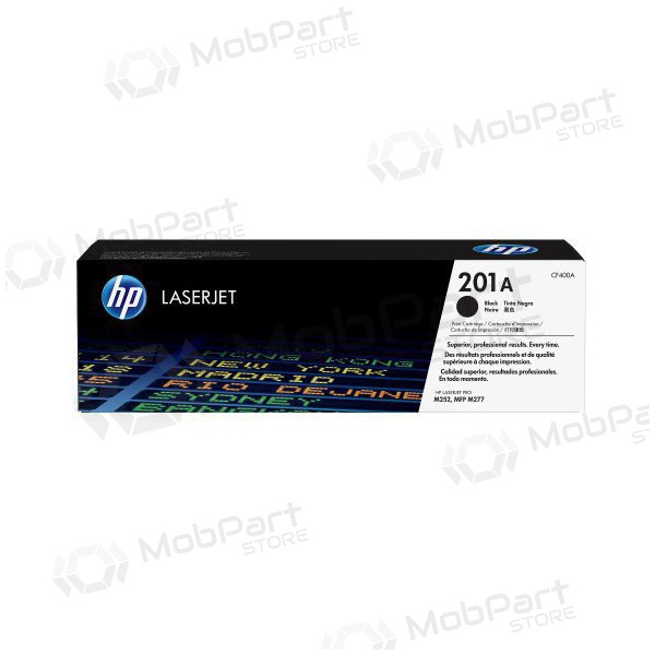 HP No.201A (CF400A), zwart patroon voor laserprinters, 1420 pagina's.