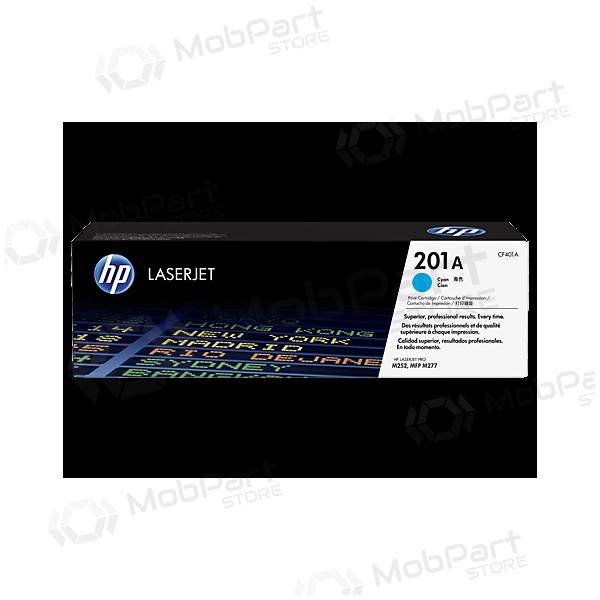HP No.201A (CF401A), cyaan tonercartridge voor laserprinters, 1330 pagina's.