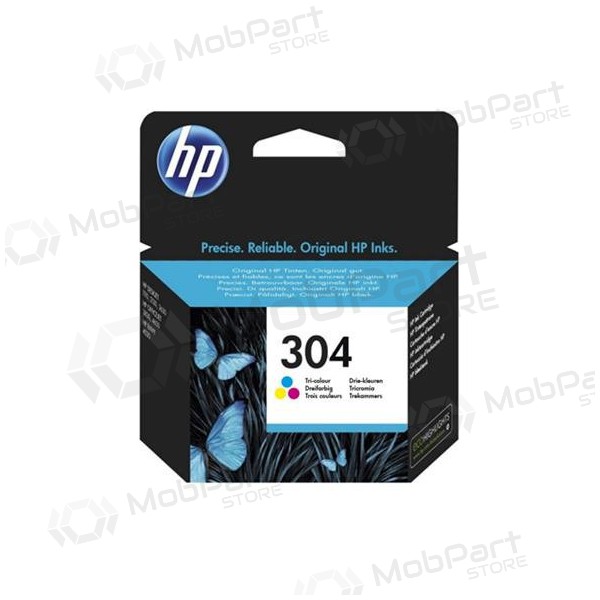 HP Nr.304 (N9K05AE), driekleuren inktcartridge voor inkjetprinters, 100 pagina's