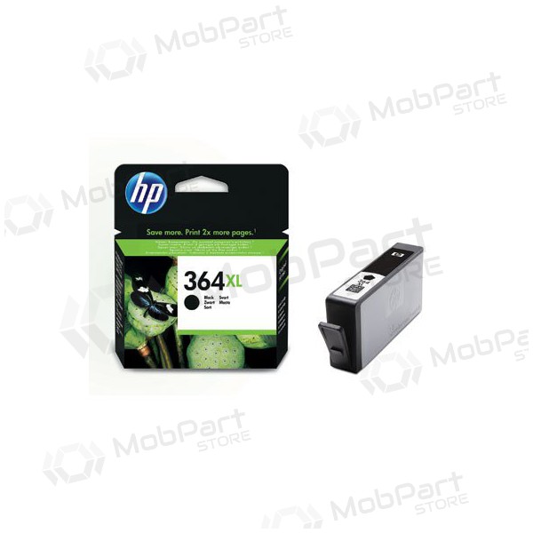 HP No.364 XL (CN684EE) (alt : CB321EE), zwart patroon voor inkjetprinters, 550 pagina's.