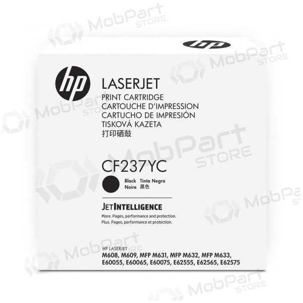 HP No.37X (CF237YC), zwart patroon voor laserprinters, 41000 pagina's.