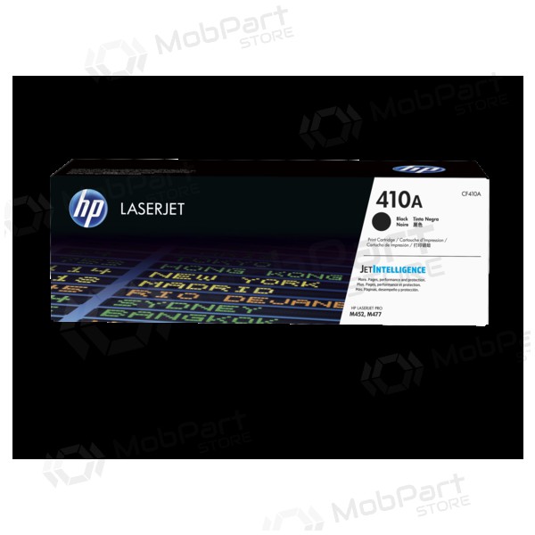 HP 410A (CF410A) zwarte toner cartridge voor laserprinters, 2300 pagina's.