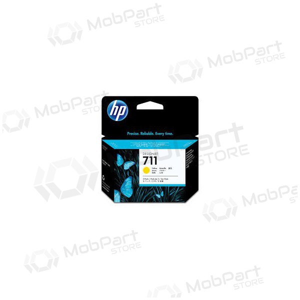 HP No.711 (CZ136A), geel patroon voor inkjetprinters