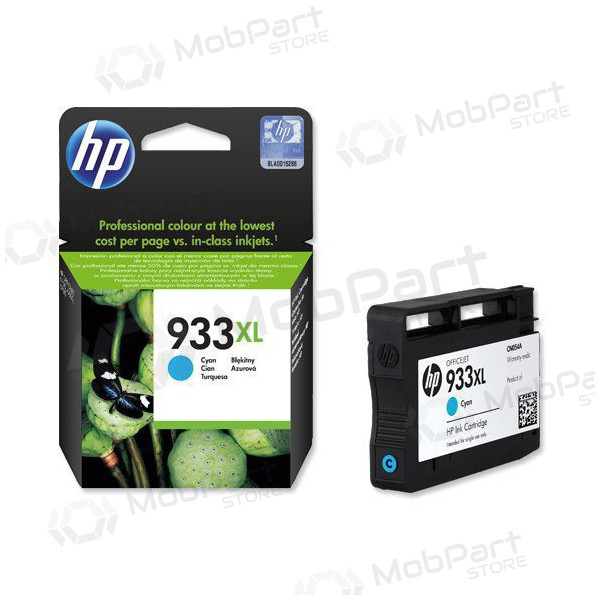 HP No.933 XL (CN054AE),  patroon voor inkjetprinters, 825 pagina's.