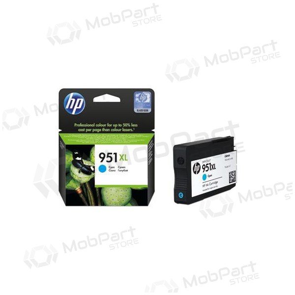 HP nr. 951 XL (CN046AE), cyaan cartridge voor inkjetprinters, 1500 pagina's